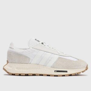 Adidas Retropy E5 Shoes in Crystal White/ Matt Silver/ Cloud White Size 8